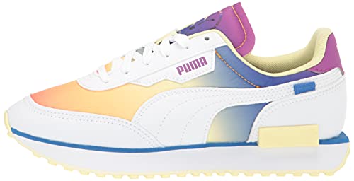 PUMA Unisex Future Rider Pride Sneaker, White, 11.5 US Men