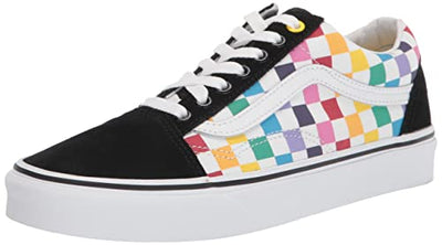 Vans Unisex Authentic Skate Shoe Sneaker (8 Women/6.5 Men, Rainbow Chex 7429)