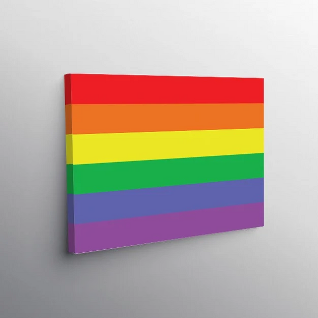 LGBT-Flag/Rainbow-Flag Leinwandbild - QueerWorld