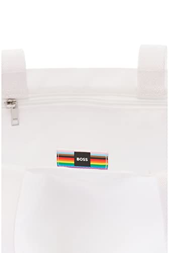 BOSS Herren Pride Tote Tote Bag aus recyceltem Material mit mehrfarbigem Logo Größe One Size