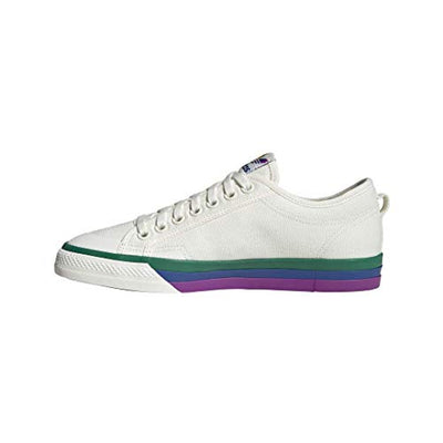 Adidas ORIGINALS Men's Nizza Pride Shoes Shoe, Off White/Off White/Off White, 11 M US