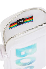 BOSS Herren Pride Crossbody Reporter-Tasche aus recyceltem Material mit mehrfarbigem Logo Größe One Size