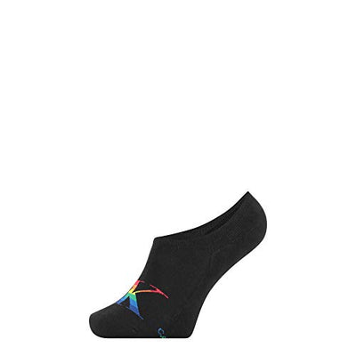 Calvin Klein Socks Mens Jeans CK Men's Pride (1 Pack) Liner Socks, Black, ONE Size