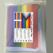 Favson Rainbow Flag, LGBT Gay Pride Parade Flag, Weatherproof, 150 x 90 cm - with (4 Pieces 15 x 20 cm Giveaway)