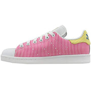 adidas Men's Stan Smith Pride Sneaker Shoes, Footwear White/Shock Pink/Ray Blue, 11.5 M US