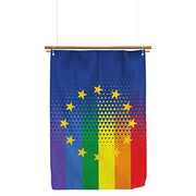 Europa Regenbogen CSD- und Pride-Flagge