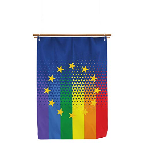 Europa Regenbogen CSD- und Pride-Flagge