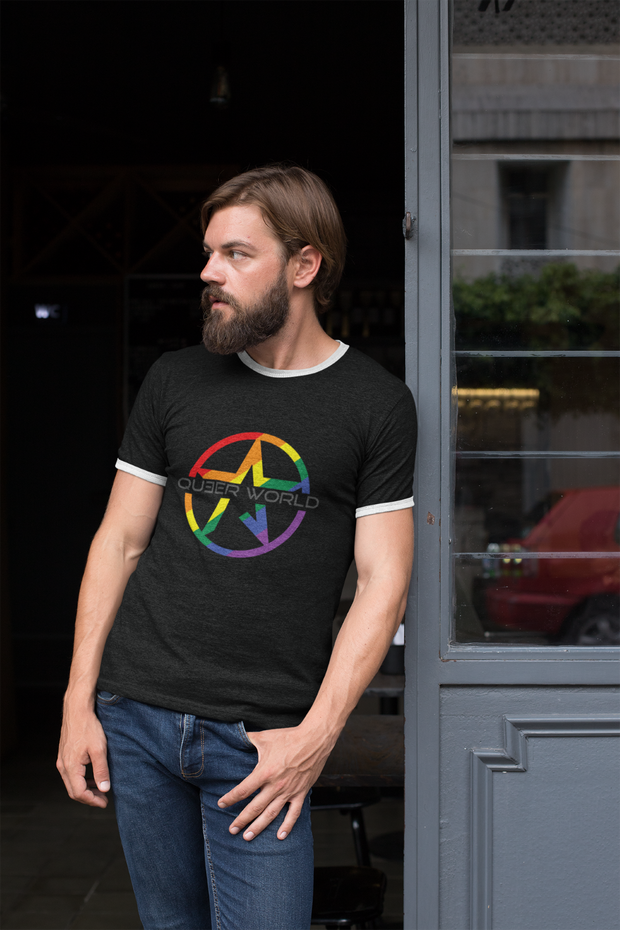 LGBT T-Shirt mit QueerWorld STAR Motiv