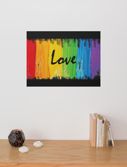 Love, Rainbow/LGBT Leinwandbild