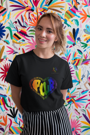 PLUR T-Shirt mit original QueerWorld Logo
