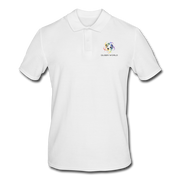 Poloshirt mit original QueerWorld Logo - Weiß