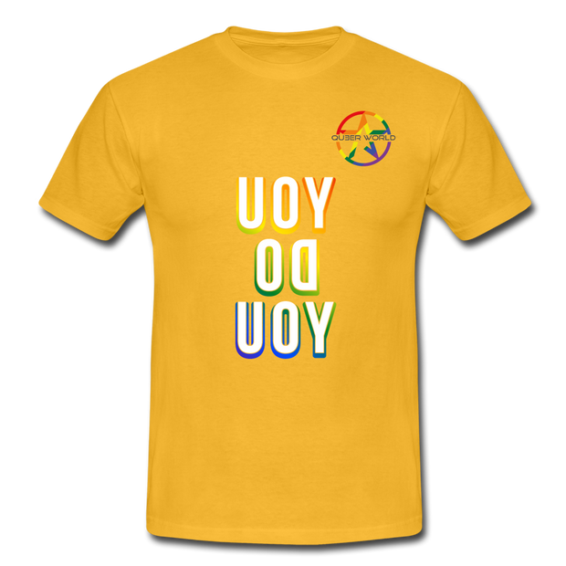 YOU DO YOU QueerWorld T-Shirt - Gelb