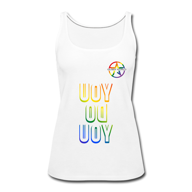 QueerWorld STAR Tank Top you do you - Weiß