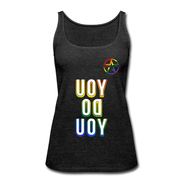 QueerWorld STAR Tank Top you do you - Anthrazit
