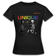 UNIQUE T-Shirt mit QueerWorld Motiv - Schwarz