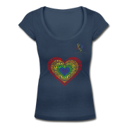 LGBT-LOVE T-Shirt mit original QueerWorld Logo - Navy