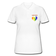 Poloshirt PLUR mit QueerWorld Motiv - Weiß