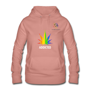 ADDICTED Pullover mit original QueerWorld Logo - Altrosa